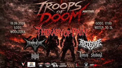 Troops Of Doom minitour / Therapy Of Pain / Dharmethic / Artgore / Hollow / Tamas' Shadow
