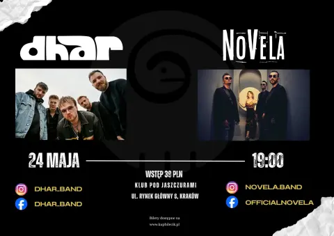 Dhar & NoVela w Klubie pod Jaszczurami