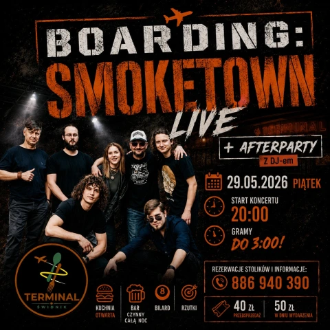 BOARDING: SMOKETOWN - TERMINAL ŚWIDNIK - 29.05.2026