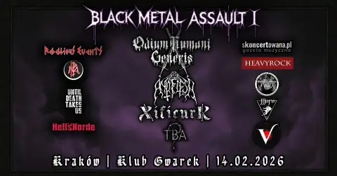 Black Metal AssaultI: Odium Humani Generis / Antiflesh / XificurK / TBA - Kraków