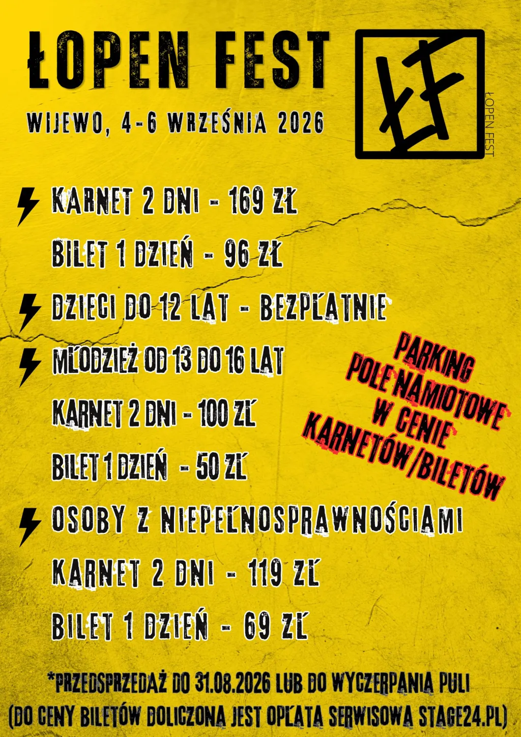 Łopen Fest 2026 - biletowe info
