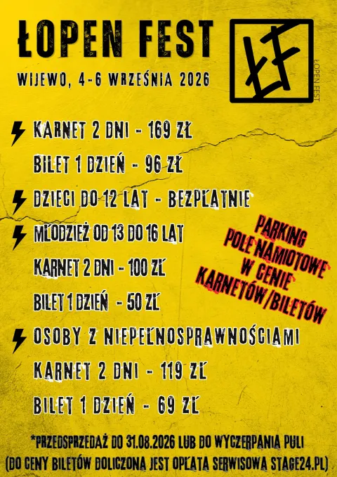 Łopen Fest 2026 - biletowe info