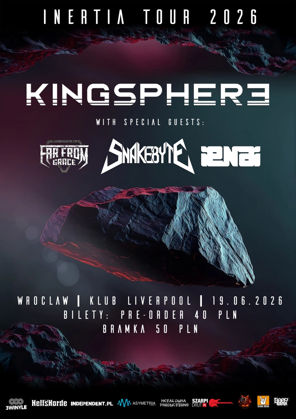 INERTIA TOUR / Kingsphere + IENAI + Snakebyte + Far From Grace
