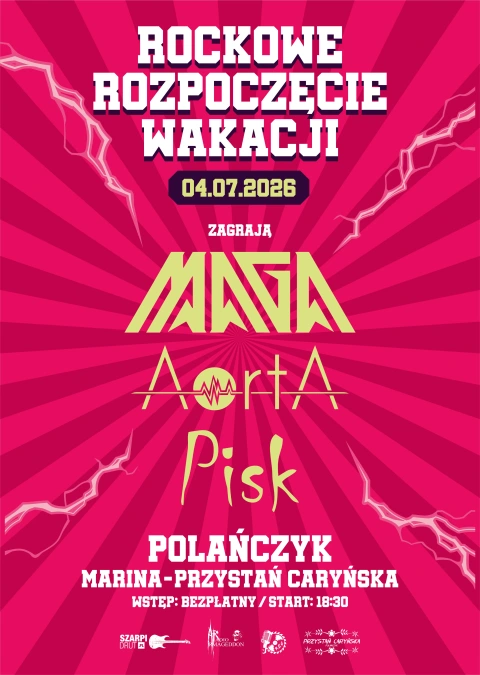 Koncert MAGA & AORTA & PISK