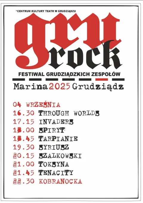 Szarpidrut.pl zaprasza na GruRock Festiwal!