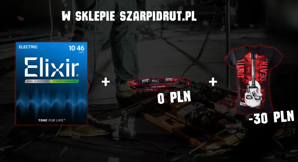 Struny Elixir + Smycz GRATIS + Koszulka -30 PLN