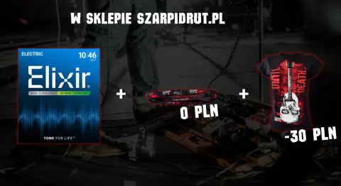 Struny Elixir + Smycz GRATIS + Koszulka -30 PLN