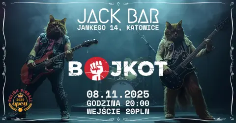 BOJKOT! Koncert | Polish Pinball Open 2025 Afterparty | 08.11.2025