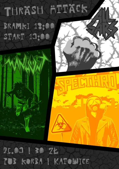 THRÄSH ÄTTÄCK: All Sars, Manhünt, Specthro