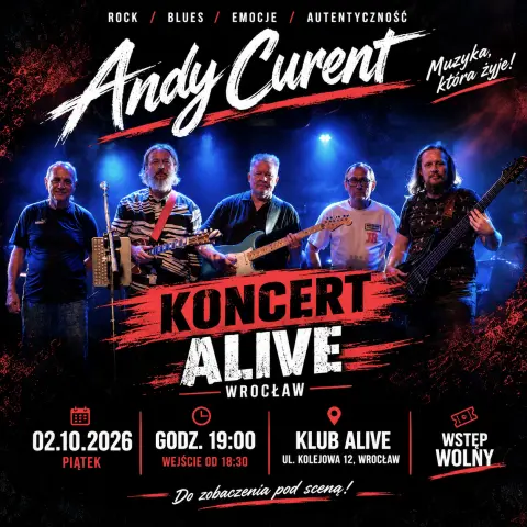 ANDY CURENT – KONCERT | ALIVE | WROCŁAW