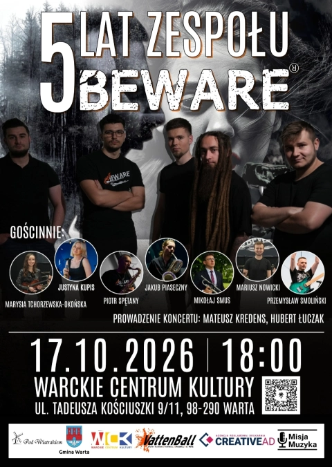 Koncert - 5 urodziny zespołu BEWARE