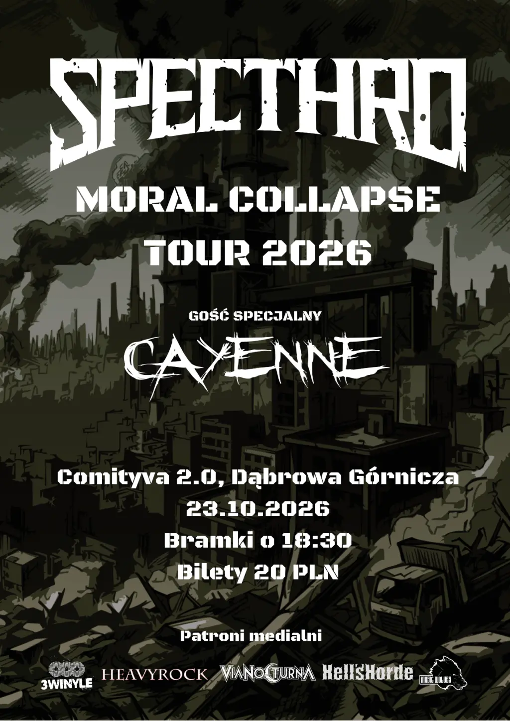 Specthro | Cayenne: MORAL COLLAPSE TOUR 2026 Comityva 2.0