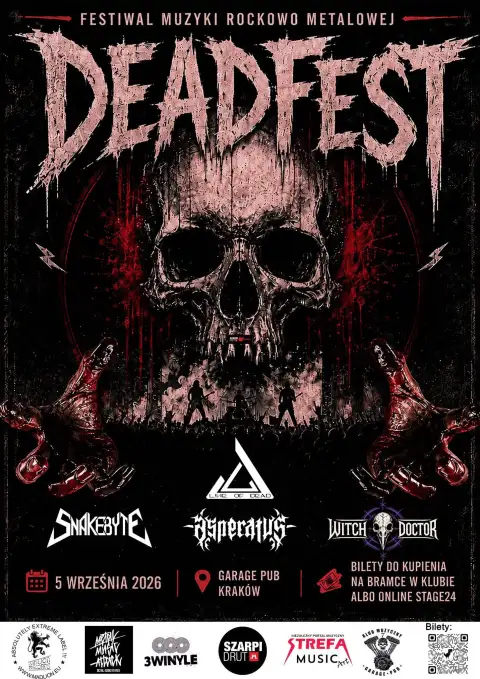5 września DeadFest 6 edycja w krakowskich Garage pubie